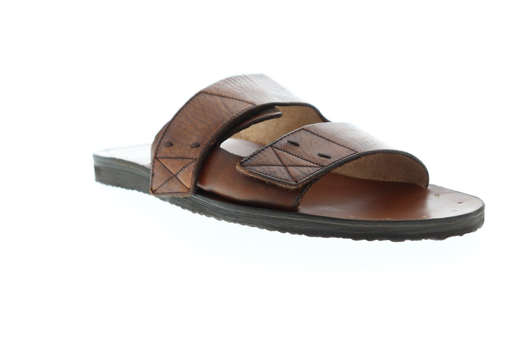 Frye Cape Double Band 80504 Mens Brown Leather Slip On Sport 