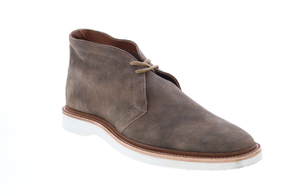 Frye Paul Light Chukka 80761 Mens Gray Suede Lace Up Chukkas  display picture 1