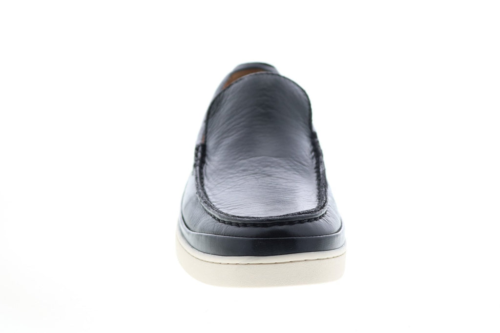 Frye Deck Venetian 80813 Mens Black Leather Loafers & Slip  display picture 1