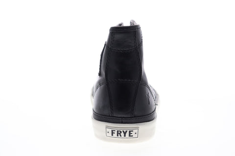Frye Greene Tall Lace 81184 Mens Black Leather Lace Up High Top Sneakers Shoes
