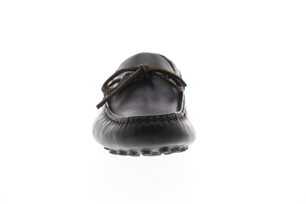 Frye Russel Tie 82201 Mens Black Leather Lace Up Moccasin  display picture 1
