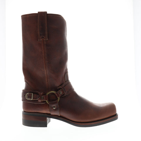Frye Belted Harness 12R Mens Brown Leather Casual Dress Strap Boots Shoes