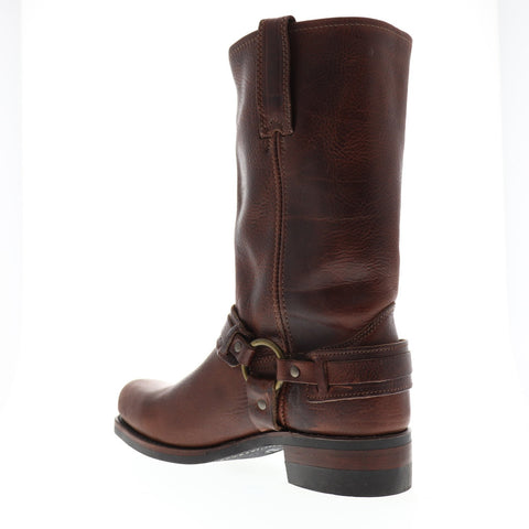 Frye Belted Harness 12R Mens Brown Leather Casual Dress Strap Boots Shoes