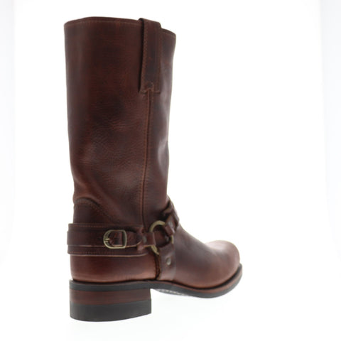 Frye Belted Harness 12R Mens Brown Leather Casual Dress Strap Boots Shoes