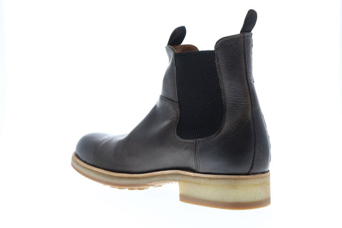 Frye Rainer Chelsea Mens Gray Leather Casual Dress Slip On Boots Shoes