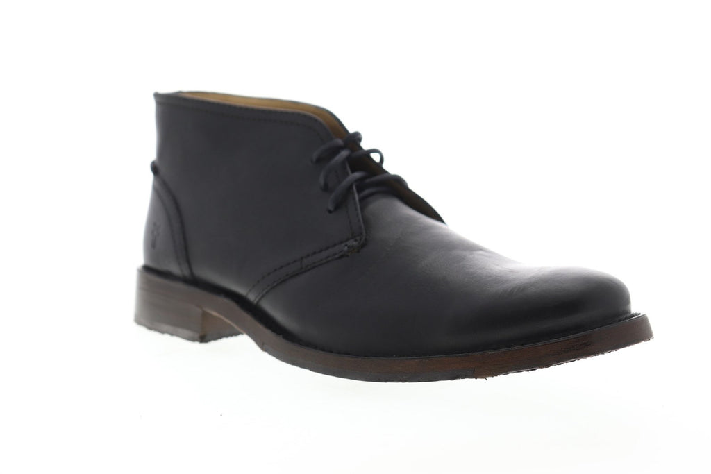 Frye Oliver Chukka 87820 Mens Black Leather Lace Up Chukkas  display picture 3