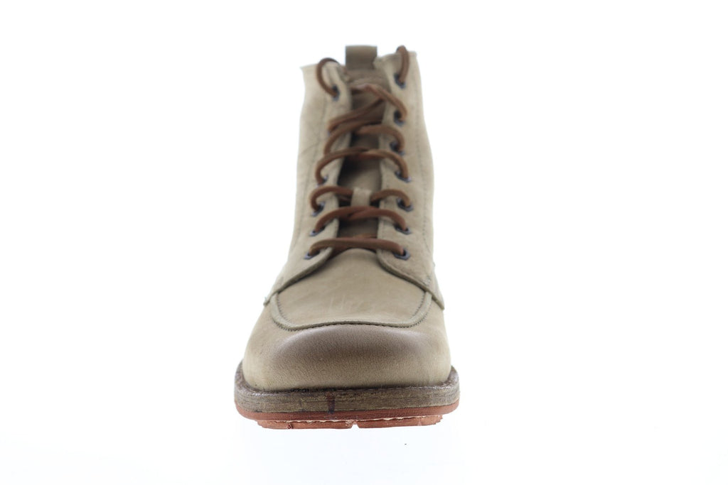 FRYE Mens Phillip Lug Work & Safety Boot 87828 Nubbuck Leather Size 11 (D,M) Frye Phillip Harness 87870 Mens Brown Leather Zipper Casual  main image 4