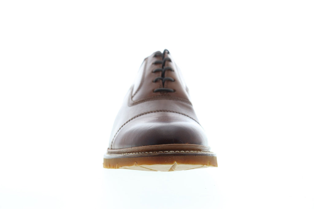 Frye James Bal Lug Oxford 87943 Mens Brown Leather Lace Up Cap Toe Shoes 9‎ 1/2D NEW! Frye James Bal Lug Oxford 87943 Mens Brown Leather Lace  main image 4