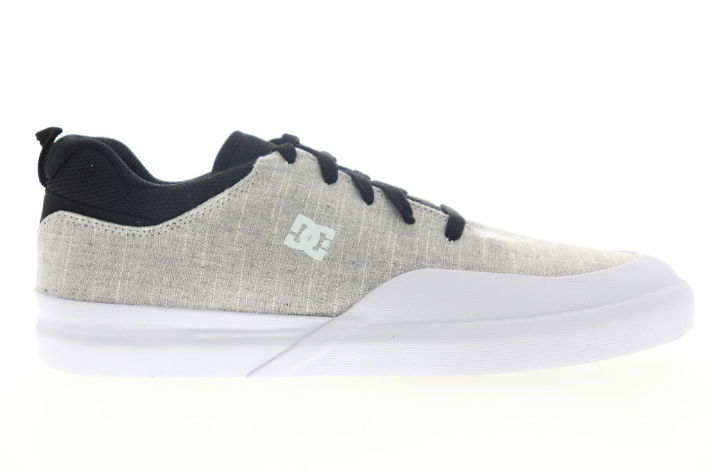 DC Infinite TX SE ADYS100527 Mens Gray Canvas Lace Up Skate