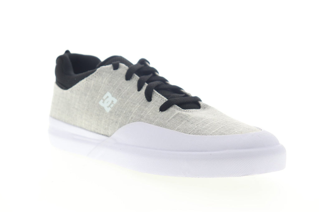 DC Infinite TX SE ADYS100527 Mens Gray Canvas Lace Up Skate