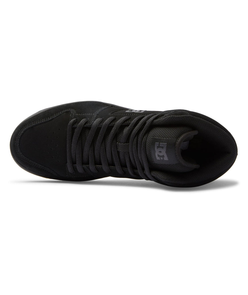 DC Manteca 4 HI Mens Black Suede Lace Up Skate Inspired Sneakers Shoes