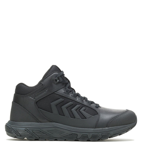 Bates Rush Shield Mid Vent Mens Black Leather Athletic Tactical Shoes