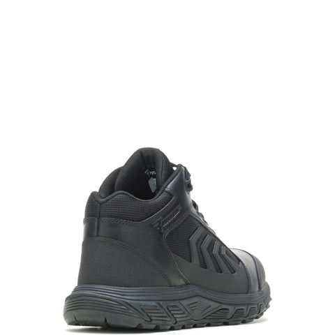 Bates Rush Shield Mid Vent Mens Black Leather Athletic Tactical Shoes