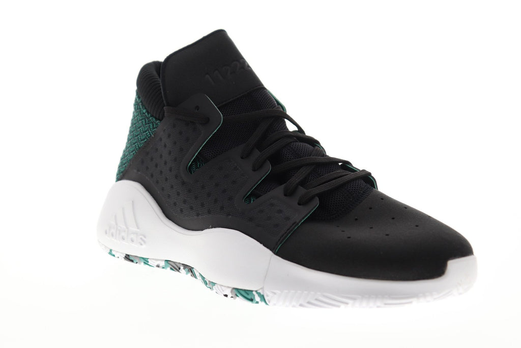 Adidas Pro Vision D96946 Mens Black Canvas Mid Top Athletic Gym