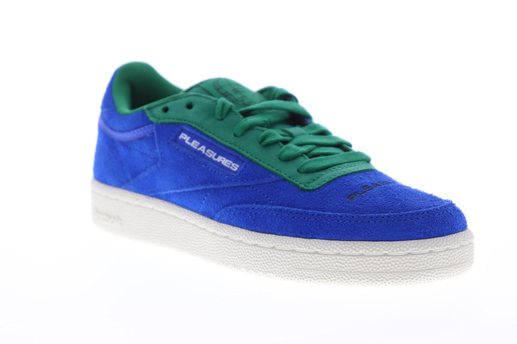 Reebok Club C 85 Pleasures DV9908 Mens Blue Suede Lifestyle  display picture 3