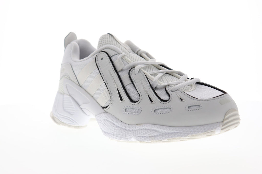 Adidas EQT Gazelle EE7744 Mens White Mesh Mid Top Lace Up Athletic Run