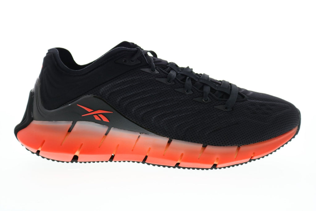 reebok zig kinetica black and orange