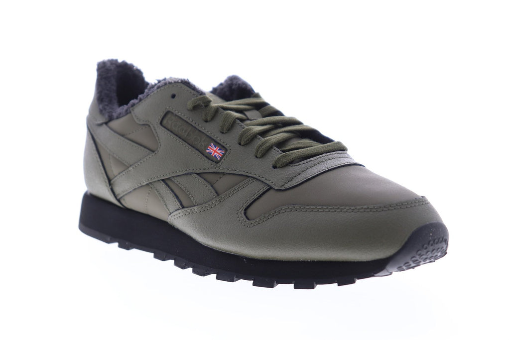 Reebok Classic Leather FU7822 Mens Green Lace Up Lifestyle