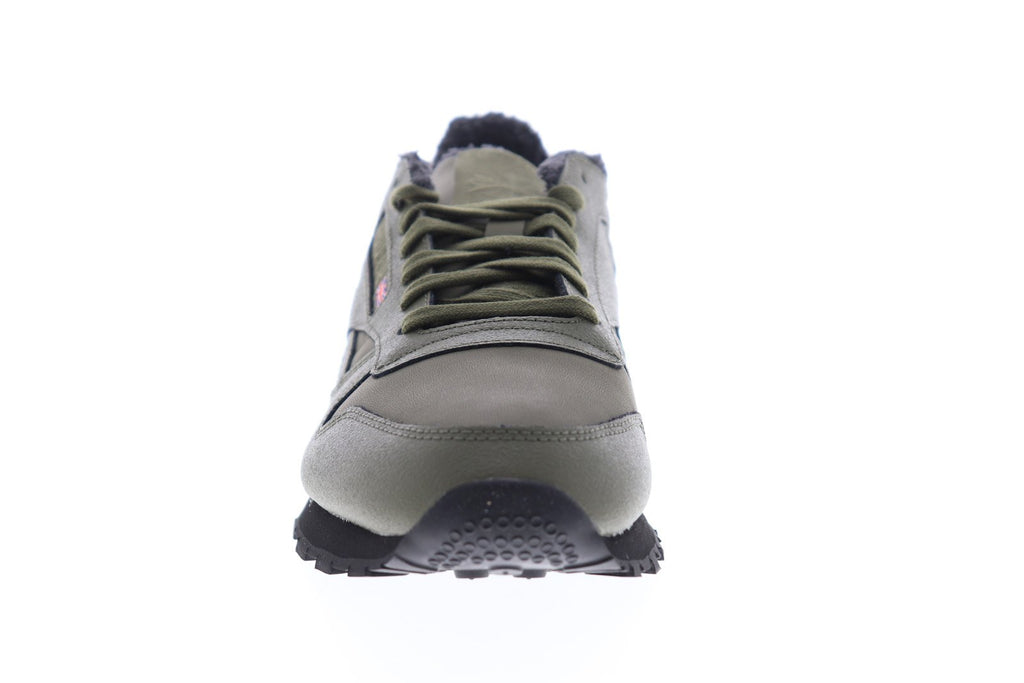 Reebok Classic Leather FU7822 Mens Green Lace Up Lifestyle