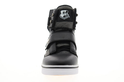Vlado Atlas II IG-1500-23 Mens Black Leather High Top Sneakers Shoes