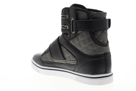 Vlado Atlas II IG-1500-23 Mens Black Leather High Top Sneakers Shoes