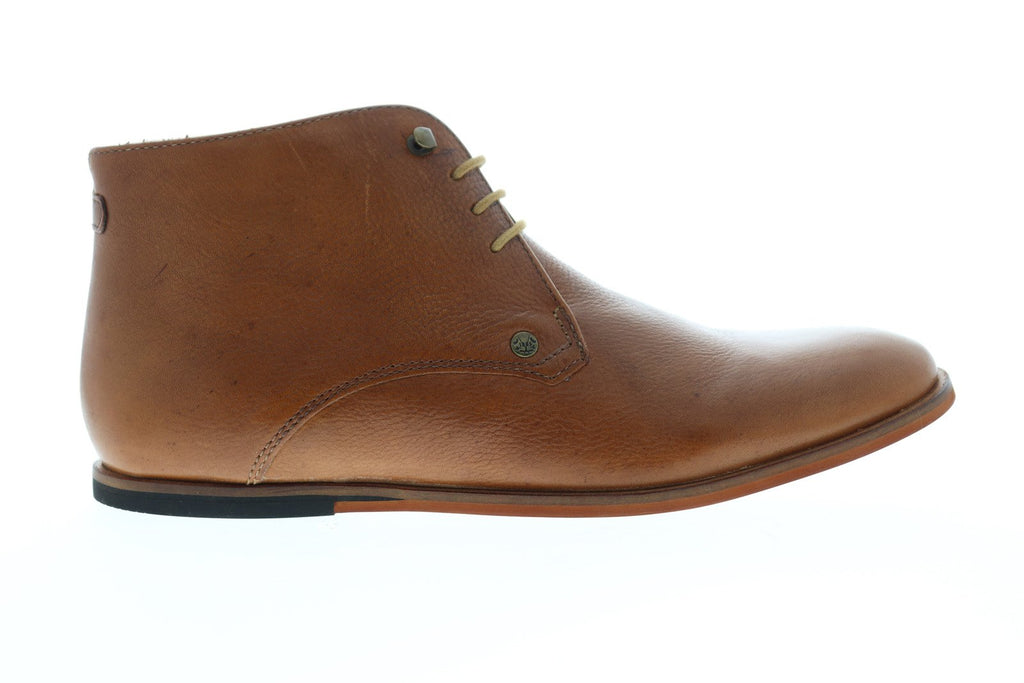 Frank Wright Smith MFW024 Mens Tan Brown Leather Lace up  display picture 3