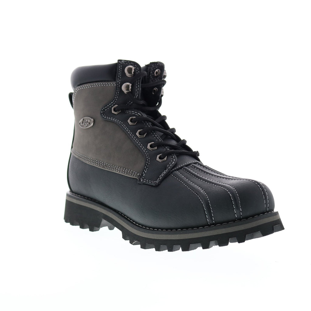 Lugz Mallard MMALLV-069 Mens Black Synthetic Lace Up Casual Dress Boot