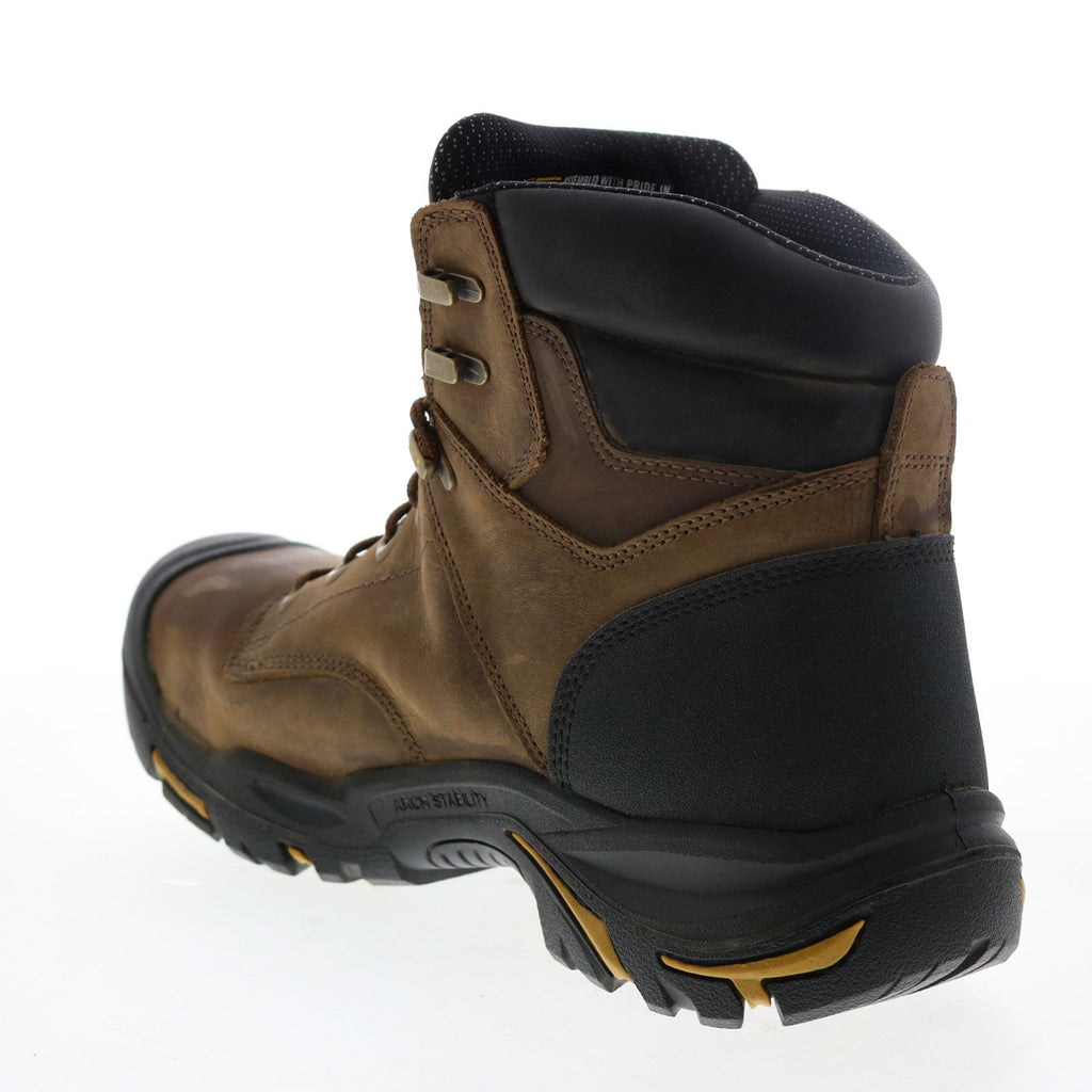 Keen MT Vernon 6 1013258 Mens Brown Extra Wide Leather Lace Up Work Bo