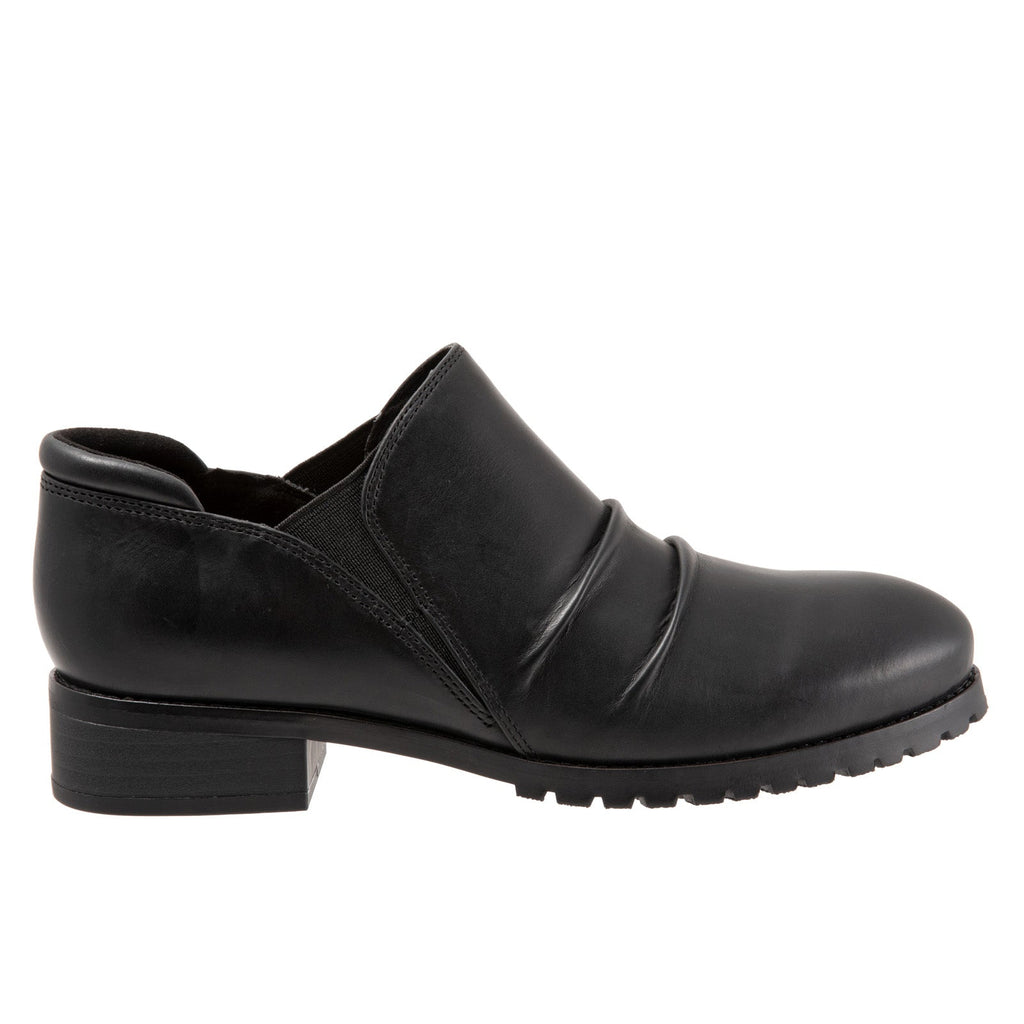 Softwalk Mara S1956-001 Womens Black Narrow Leather Ankle & Booties Bo - Ruze Shoes