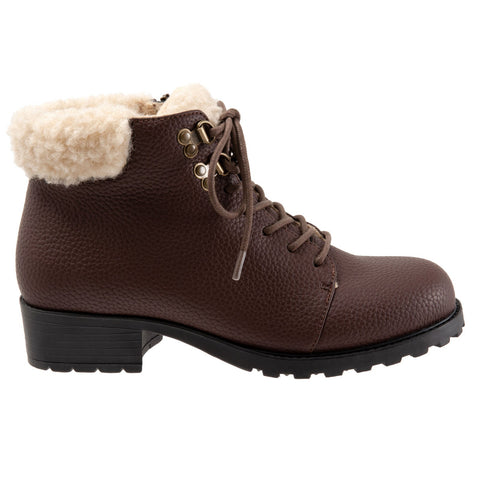 Trotters Becky 2.0 T2052-200 Womens Burgundy Wide Casual Dress Boots