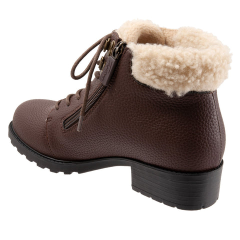Trotters Becky 2.0 T2052-200 Womens Burgundy Wide Casual Dress Boots