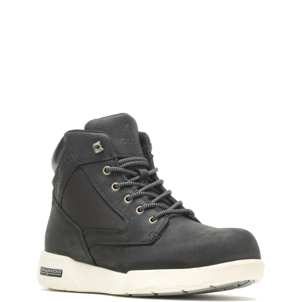 Wolverine Kickstart DuraShocks CarbonMax FX 6" Mens Black Work Boots