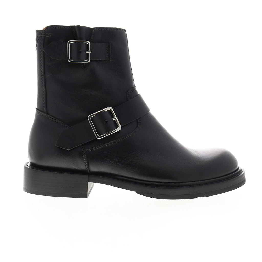 Diesel Jack D-Jack Buckle Zip Mens Black Leather High Top Casual