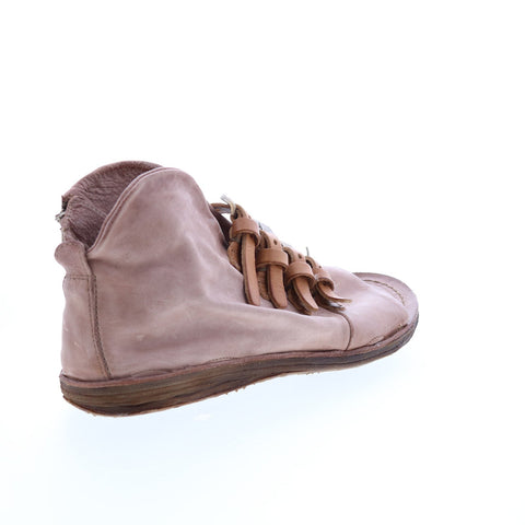 A.S.98 Remy A16022-101 Womens Beige Leather Hook & Loop Gladiator Sandals Shoes