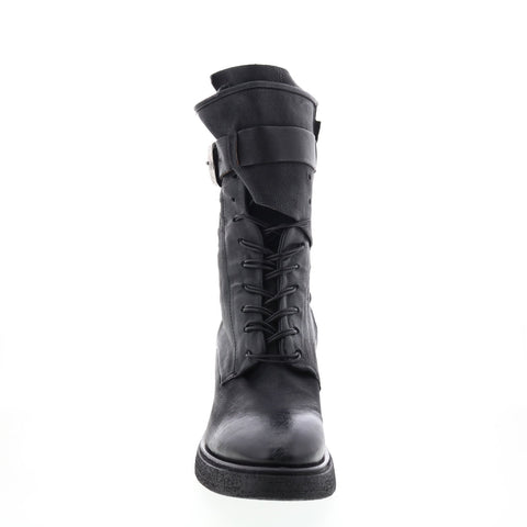 A.S.98 Thatcher A30210-201 Womens Black Leather Casual Dress Boots Boots