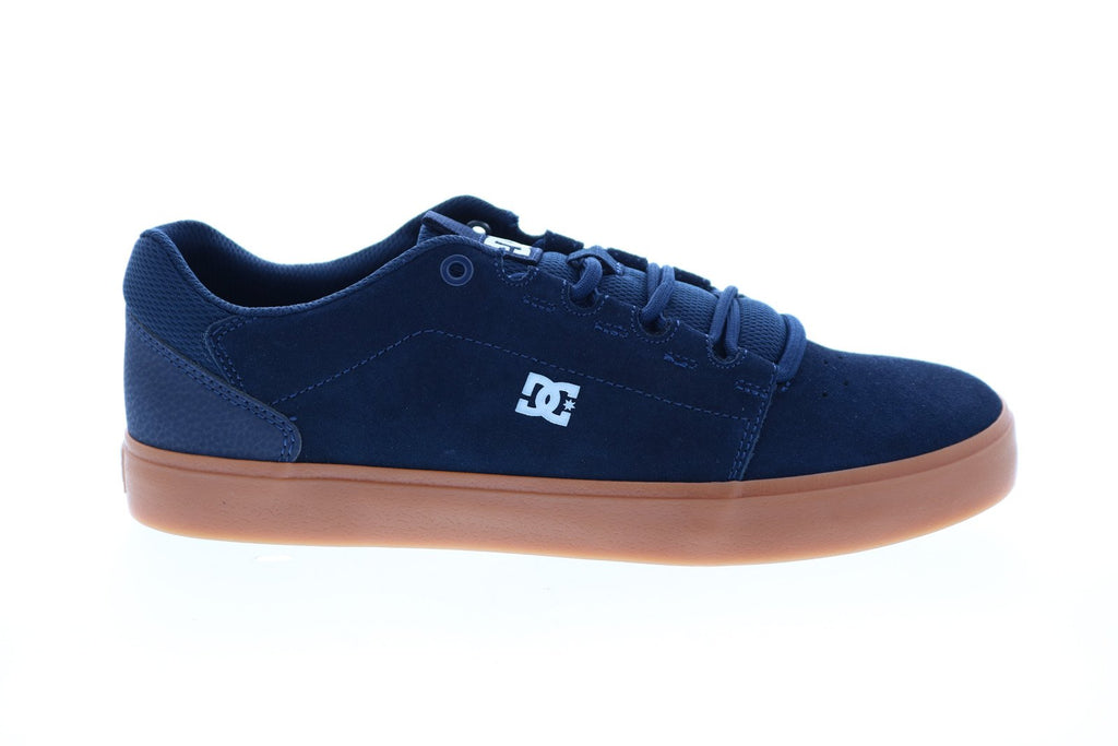 DC Hyde ADYS300580DGU Mens Blue Suede Skate Inspired Sneakers Shoes