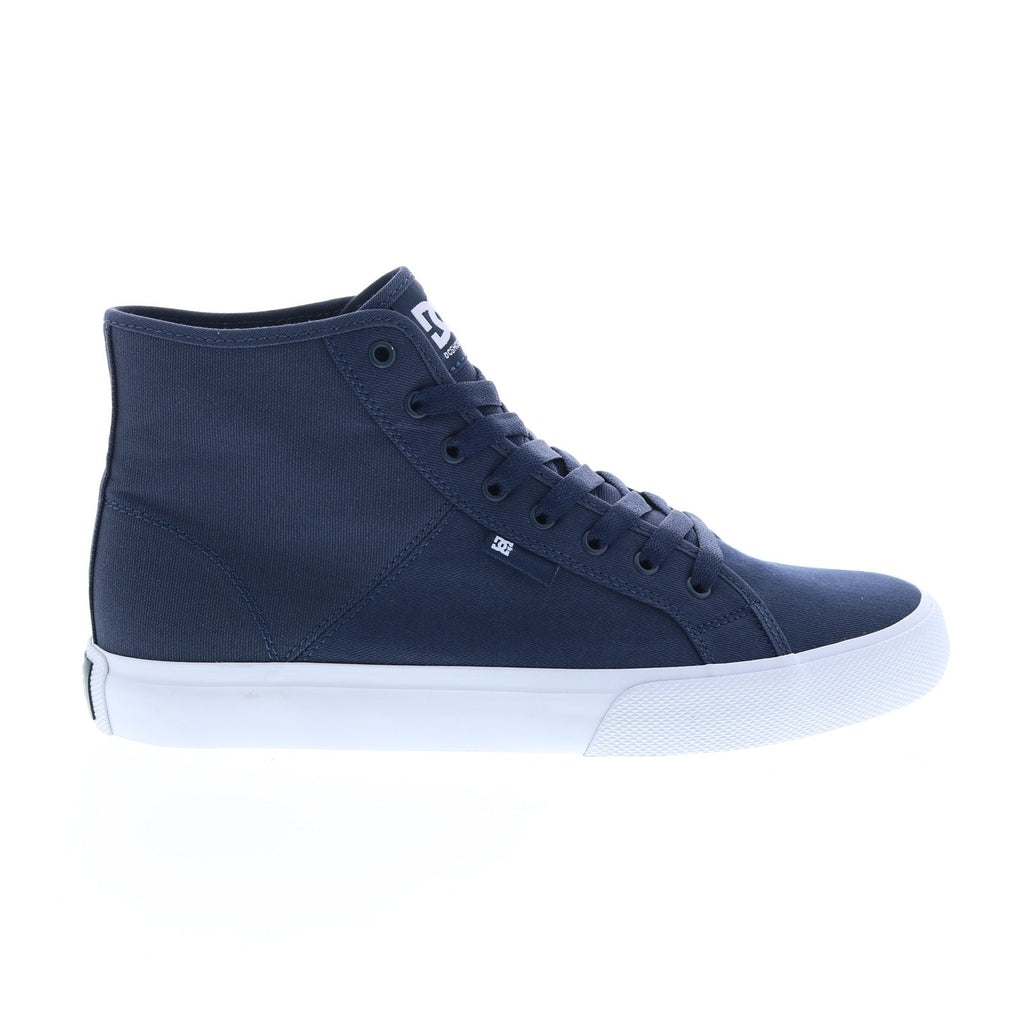 DC Manual HI TXSE ADYS300644DN1 Mens Blue Canvas Skate Sneakers Shoes