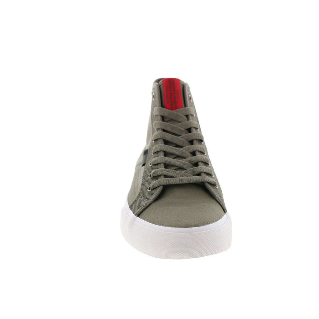 DC Manual HI TXSE ADYS300644OLM Mens Green Canvas Skate Sneakers Shoe