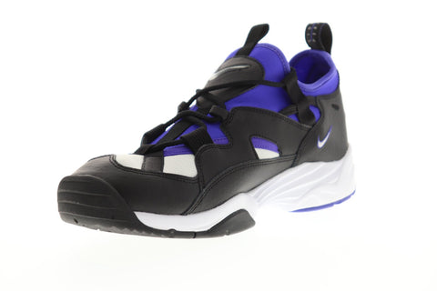 Nike Air Scream Lwp Mens Black Leather & Mesh Low Top Sneakers Shoes