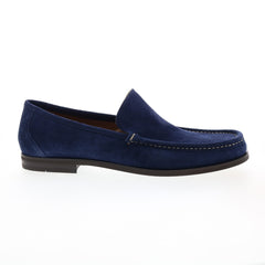Bruno Magli Encino BM1ENCN1 Mens Blue Suede Loafers & Slip Ons Casual Shoes