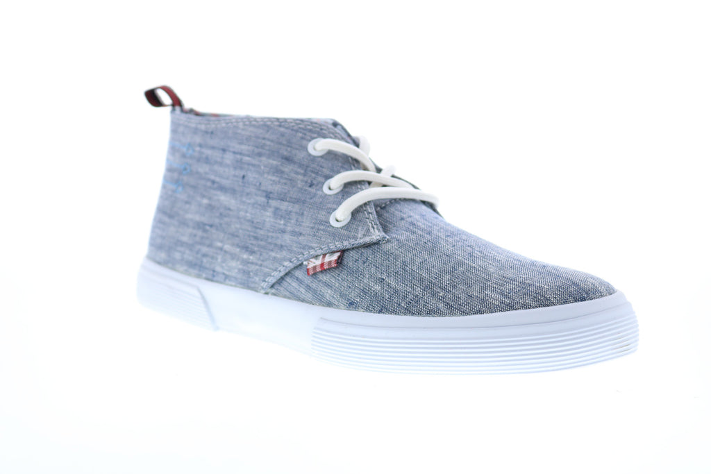 Ben Sherman Bristol Chukka BNM00160 Mens Blue Canvas  display picture 2