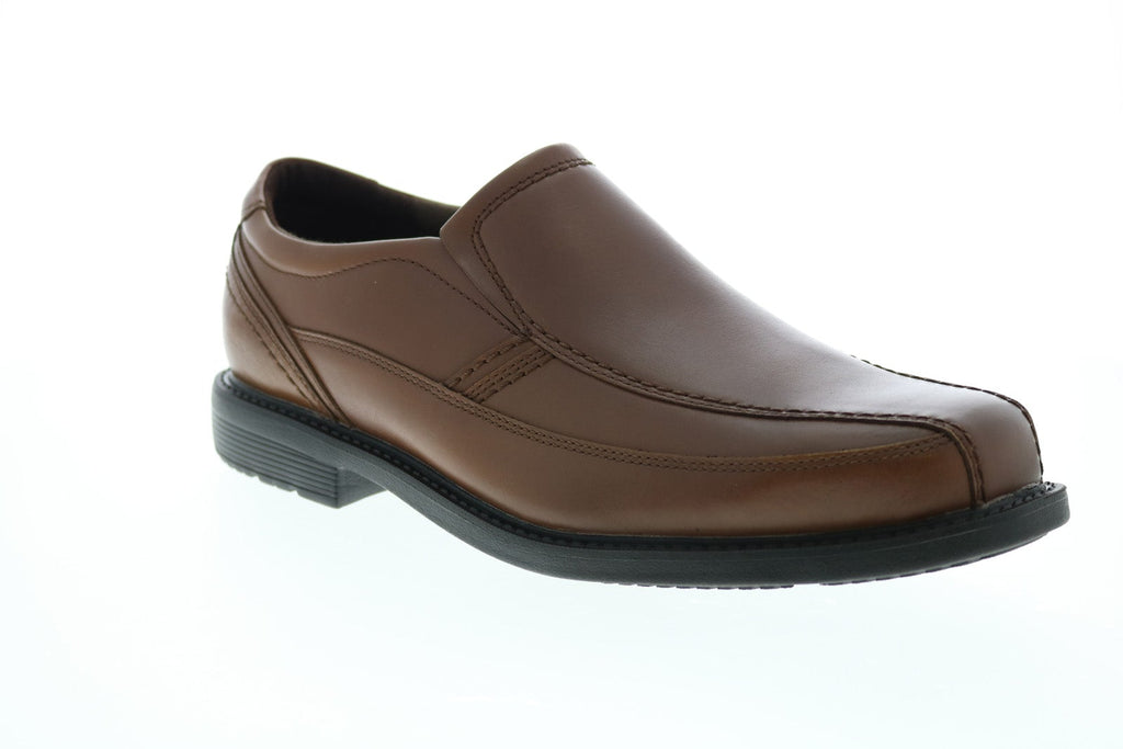 Rockport Leader BX2060 Leather Bike Toe Slip On Loafer Tan Brown Mens Sz 10 Wide Men main image 4