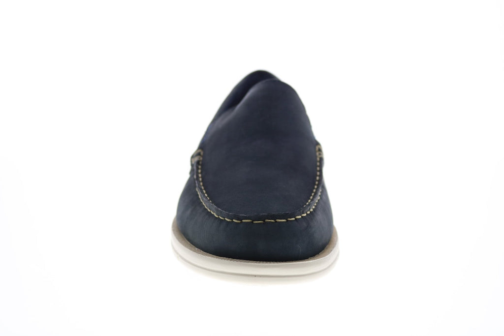 Rockport Palmer Venetian CI5206 Mens Blue Nubuck Loafers  display picture 1