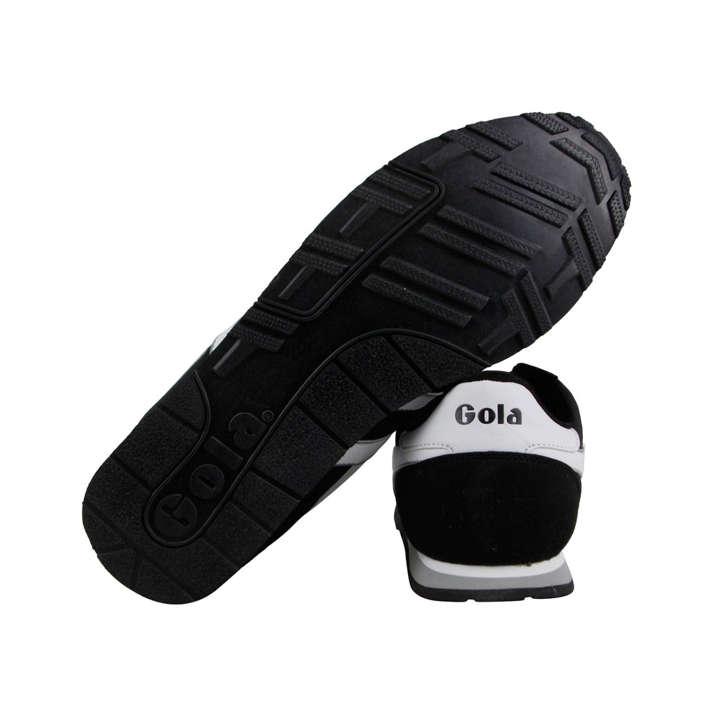 Gola Monaco CMA049 Mens Black Canvas Lace Up Lifestyle Sneakers