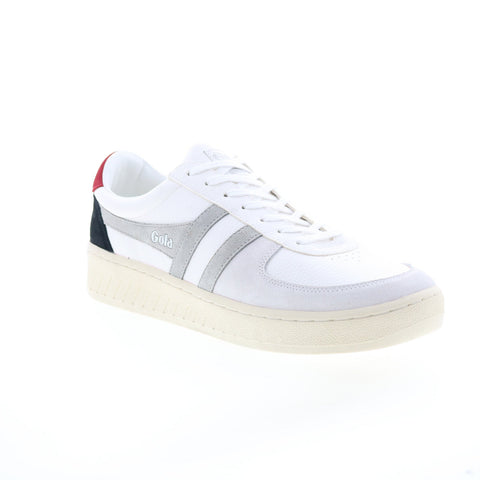 Gola Grandslam Trident CMA415 Mens White Synthetic Lifestyle Sneakers Shoes