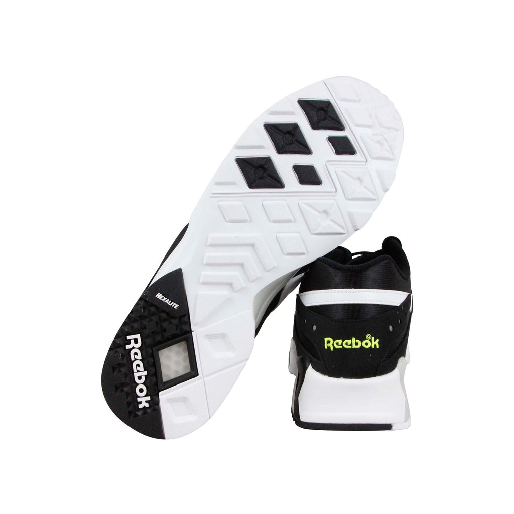 Reebok Aztrek CN7188 Mens Black Leather Low Top Lace Up Lifestyle