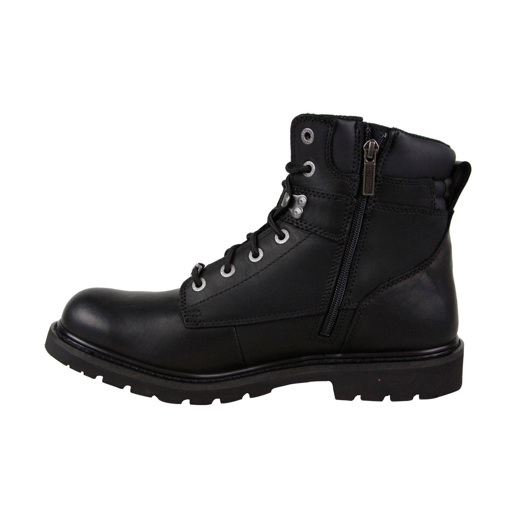 Harley Davidson Boots Mens 10.5 Black Leather Moto Biker Ankle Lace Up 94194 Harley-Davidson Men main image 2