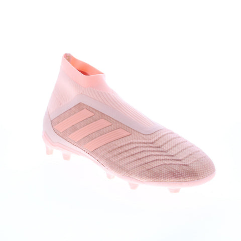 Adidas Predator 18+ FG DB2310 Mens Pink Mesh Athletic Soccer Cleats Shoes