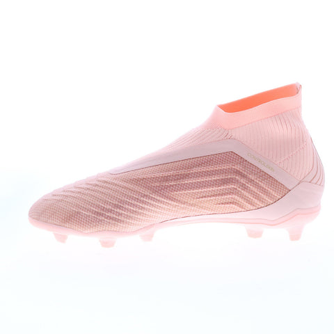 Adidas Predator 18+ FG DB2310 Mens Pink Mesh Athletic Soccer Cleats Shoes