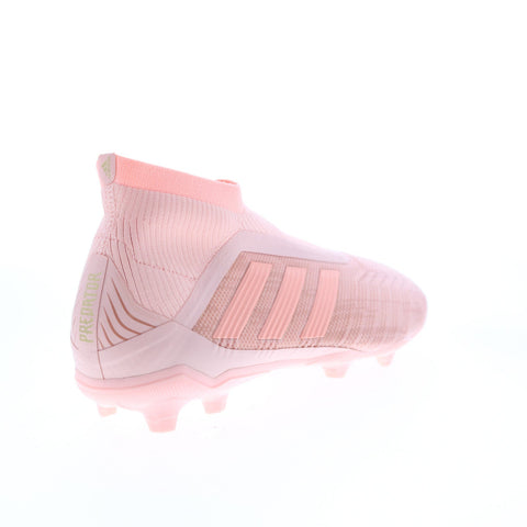 Adidas Predator 18+ FG DB2310 Mens Pink Mesh Athletic Soccer Cleats Shoes